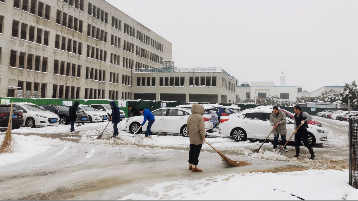 雪绽琼花日 扫雪暖心时丨乐鱼官方端网站登录入口_乐鱼leyu(中国)
开展扫雪除冰活动